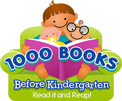 The 1000 Books Before Kindergarten Logo