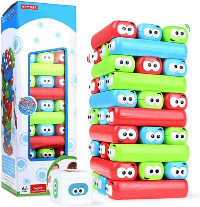 Bugs in a tower like Jenga.