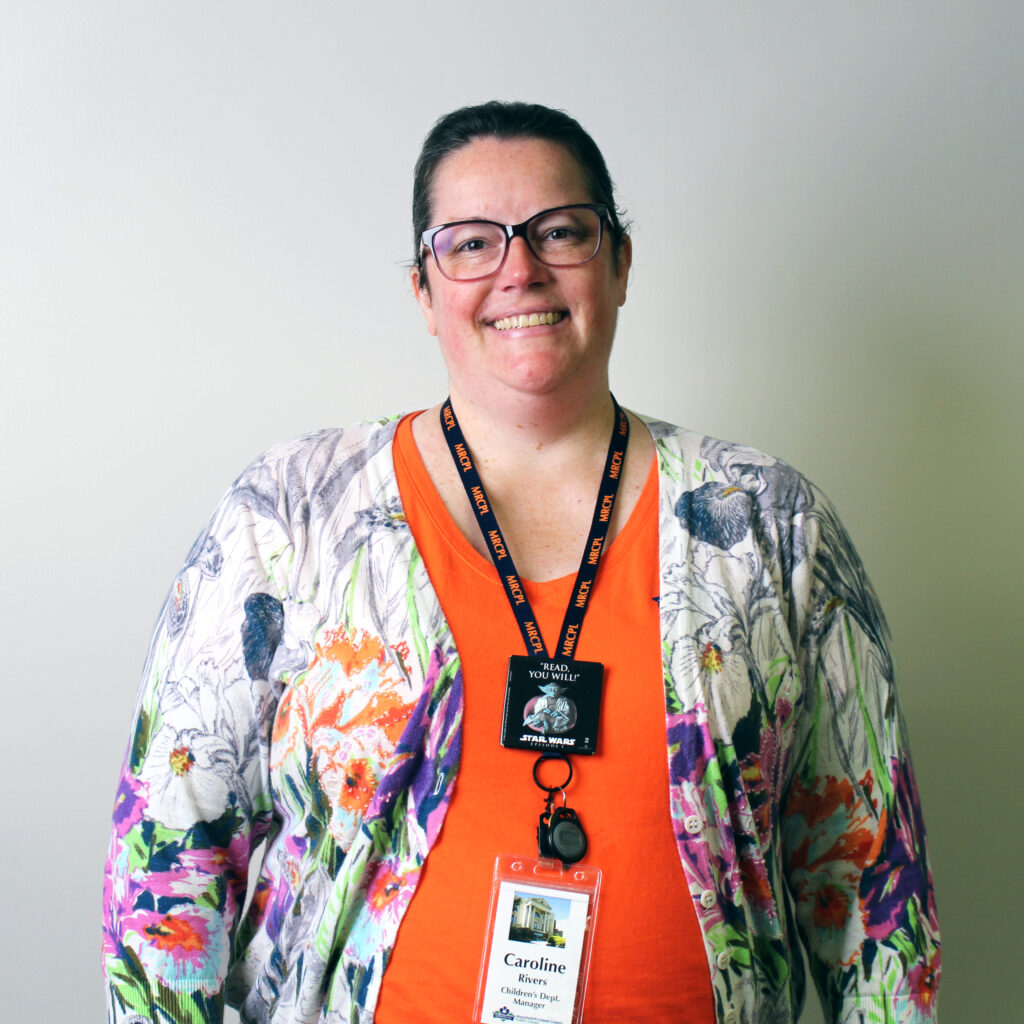 This is a headshot of the Children's Department Manager, Caroline Rivers.