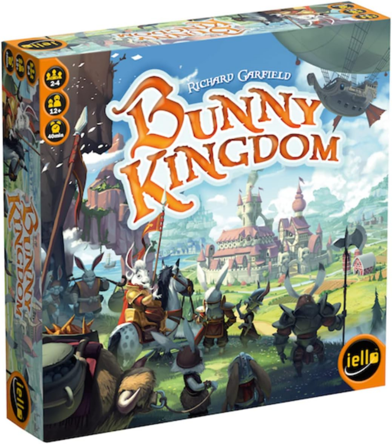 Bunny Kingdom with an army of bunnies looking at a castle.
