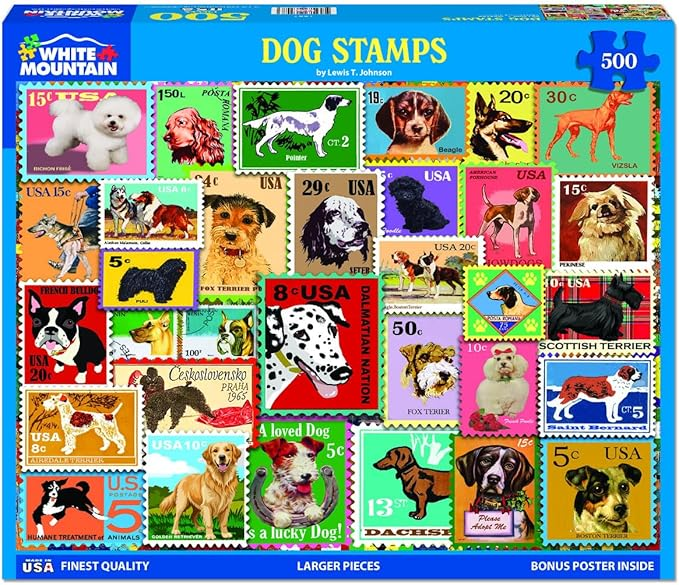 Dog Stamps Puzzle