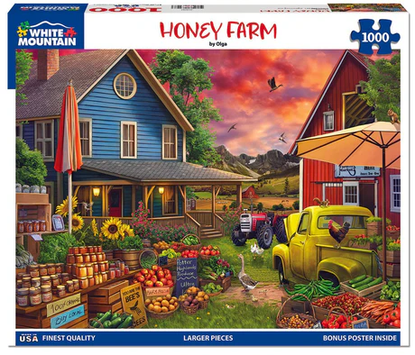 A farm with honey and produce