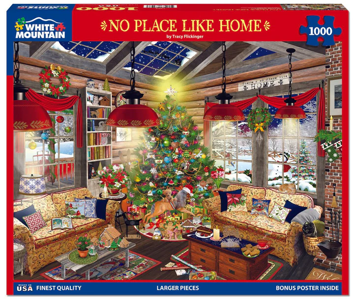 Cozy Christmas in a living room.