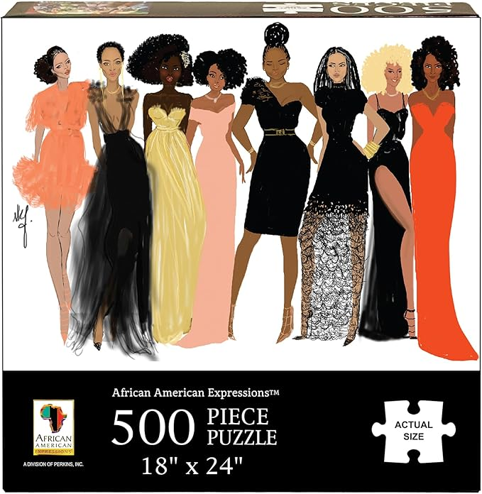 African American Women in ballgowns